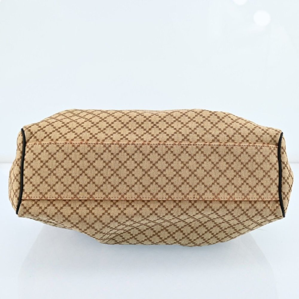 Auth Gucci Sukey Tote Bag Brown Canvas #44960G30B - Picture 7 of 12